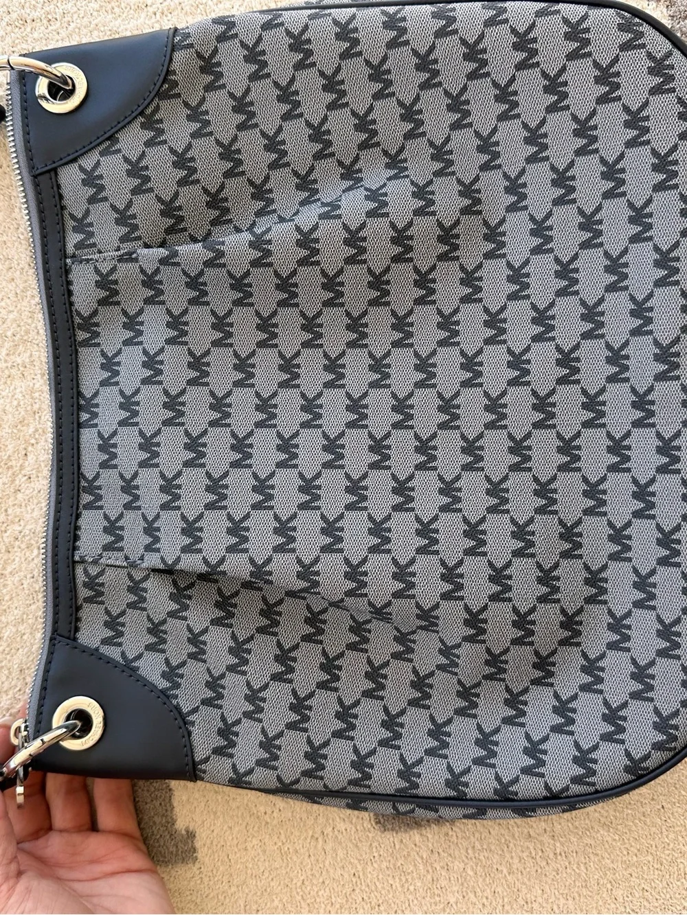 Navy blue Michael Kors bag